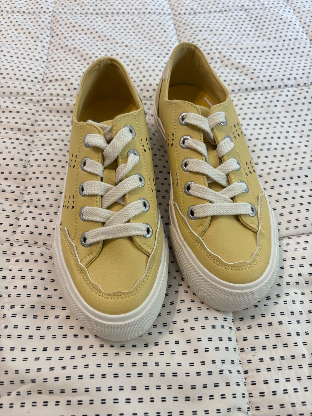 Blowfish Malibu Sneakers in Pale Yellow